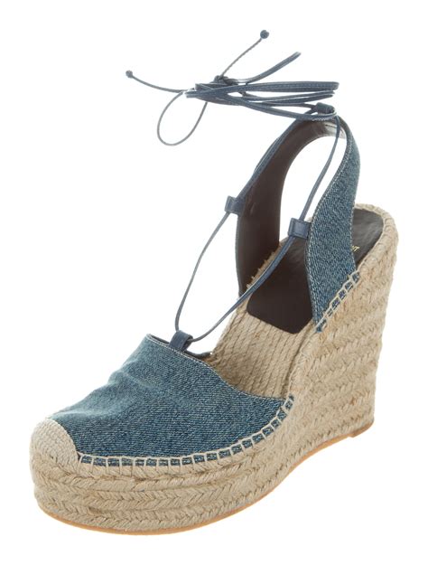 saint laurent espadrille wedges.